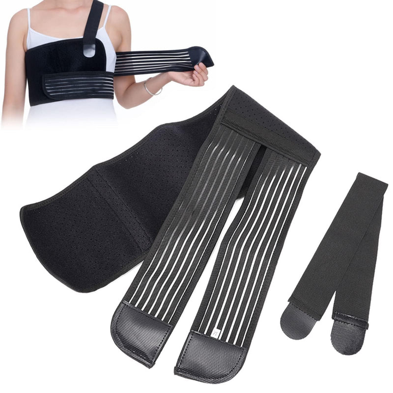 [Australia] - Agatige Rib Brace Broken Rib Belt, Adjustable Elastic Rib Chest Support Brace for Sore or Bruised Ribs Support, Sternum Injuries - M 