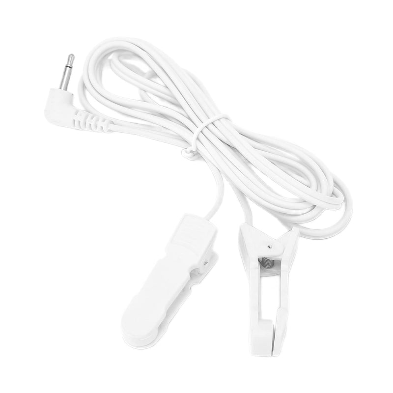 [Australia] - 2.5mm Portable Ear Clip, Electrode Wire Connecting Cable Accessory for Digital TENS Massage Machine, TENS Wires Pin Electrode Wires for TENS Unit Electrodes 