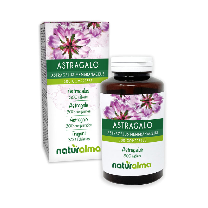 [Australia] - Astragalus (Astragalus membranaceus) Roots NATURALMA | 150 g | 300 Tablets of 500 mg | Food Supplement | Natural and Vegan 