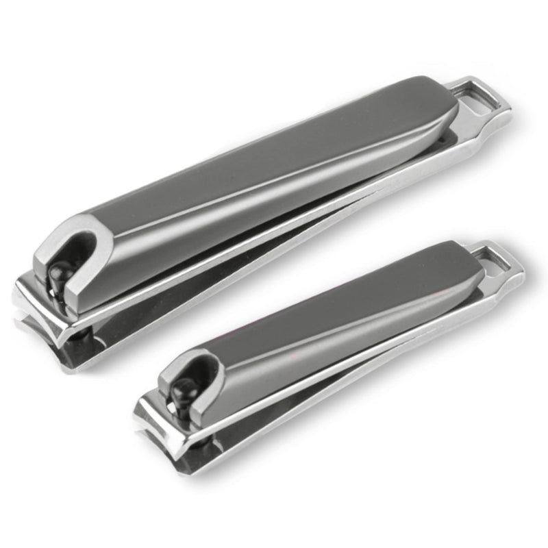 [Australia] - H&S Nail Clippers Set 2 Pcs Nail Cutter Set Fingernails Toenails Clippers Kit for Men Women Thick Nails 