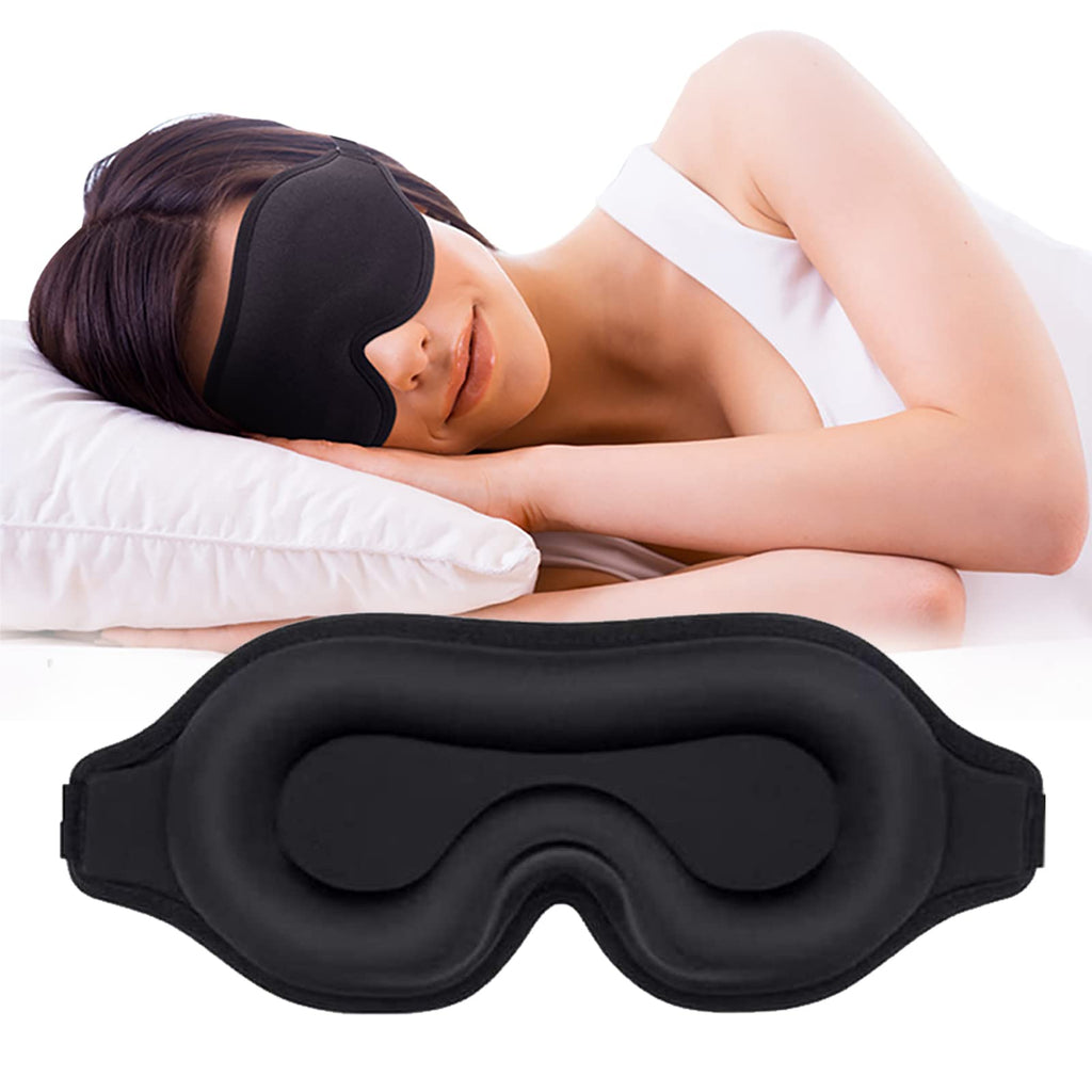 [Australia] - Sleep Eye Mask,2022 Upgraded Sleep Eye Mask Super Soft Comfort Milk Ice Silk Sleep Mask 3D Contoured Cup Blindfold for Travel Yoga Nap 