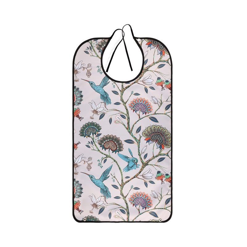 [Australia] - AIEX Adult Bibs, Waterproof Floral Print Bibs for Eating Washable and Reusable Clothing Protectors Floral 04 