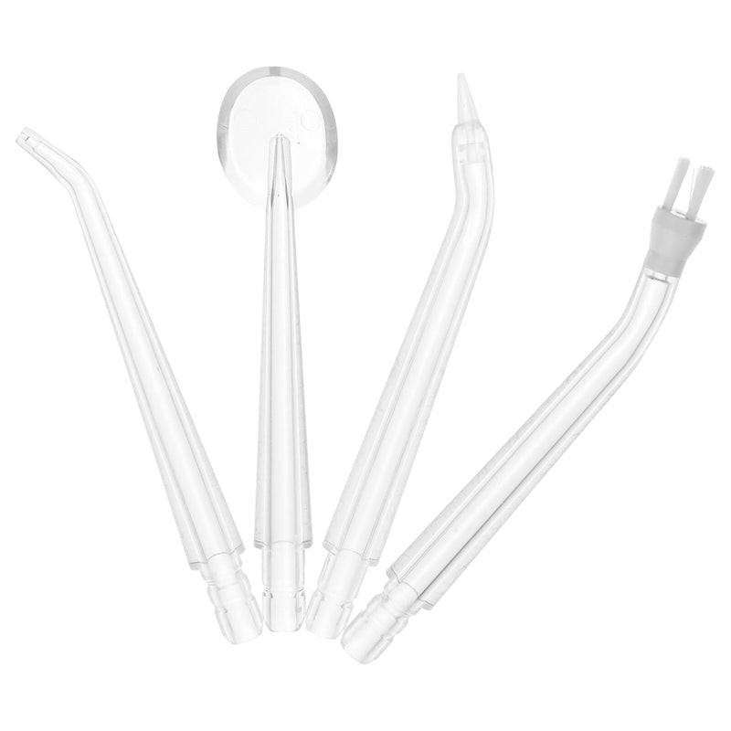 [Australia] - HEALLILY 4Pcs Water Flosser Tips Flosser Replacement Tips Water Flosser Replacement Heads Dental Cleaner Tool Kit Supplies (White) 