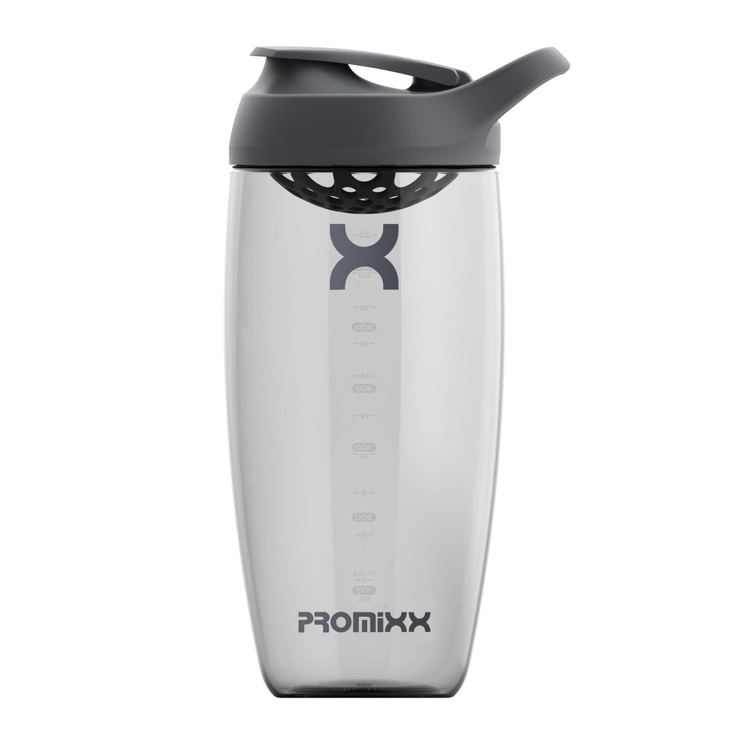 [Australia] - PROMiXX Shaker Bottle - Premium Protein Shaker Bottle for Supplement Shakes - (700ml - Easy Clean, Durable Cup) 700ml Graphite Gray 