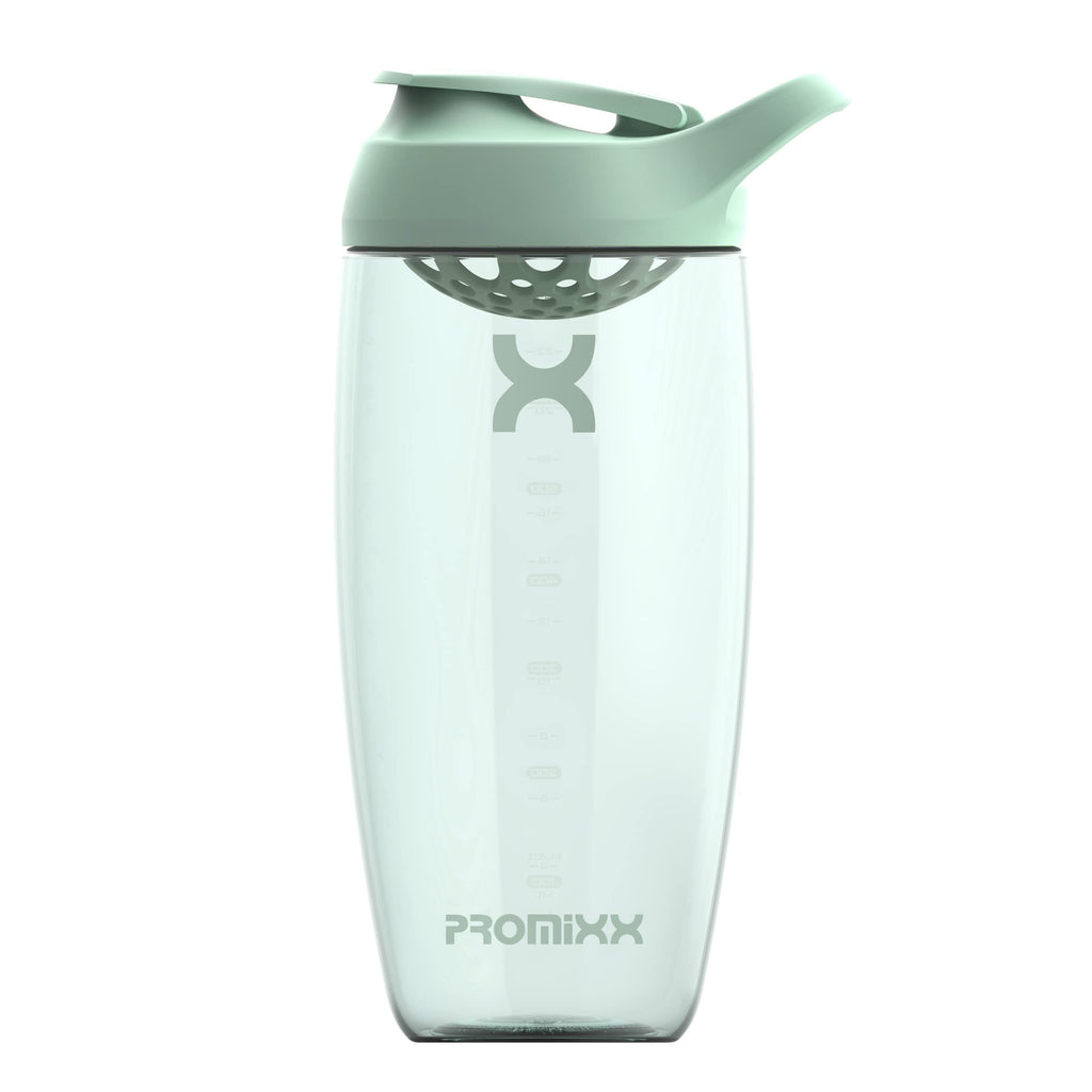 [Australia] - PROMiXX Shaker Bottle - Premium Protein Shaker Bottle for Supplement Shakes - Easy Clean, Durable Cup (700ml, Seagrass Green) 700ml 