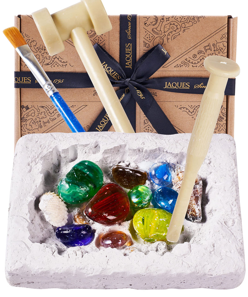 [Australia] - Jaques of London Gemstone Dig Kit | Girls Toys Age 3 4 5 6 | Gem Stones Set for Kids | Gem Dig Kit | Since 1795 