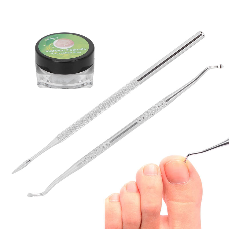 [Australia] - Professional Bunion Corrector Kit, 3pcs Professional Ingrown Toenail Correction Tools, Nail Pad Ingrown Toenail Lifter Double End File Kit for Foot Care 