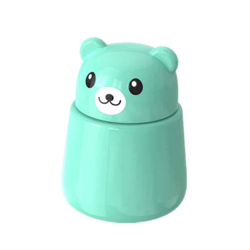 [Australia] - Pill Grinder, Cute Bear Portabl Pill Pulverizer Pill Crusher Medicine Tablet Grinder Container Storage Box (Green) Green 