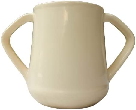 [Australia] - AncientImpex Ceramic Dual Handle Mug for Secure Hold | BPA-Free Double Handled Ceramic Mugs to Aid Tremors | 11.83 US Fl. Oz. (350 Ml) - Cream Color 