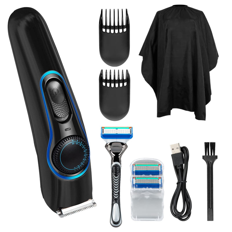 [Australia] - Hair Clippers Electric Haircut Kit for Men, Rechargeable Hair Trimmer Beard Electric Beard Trimmer Cordless Professional Hair Clippers with Shaver, 6 Attachments, Precision Dial 20 Adjustable Length … SC200-S 