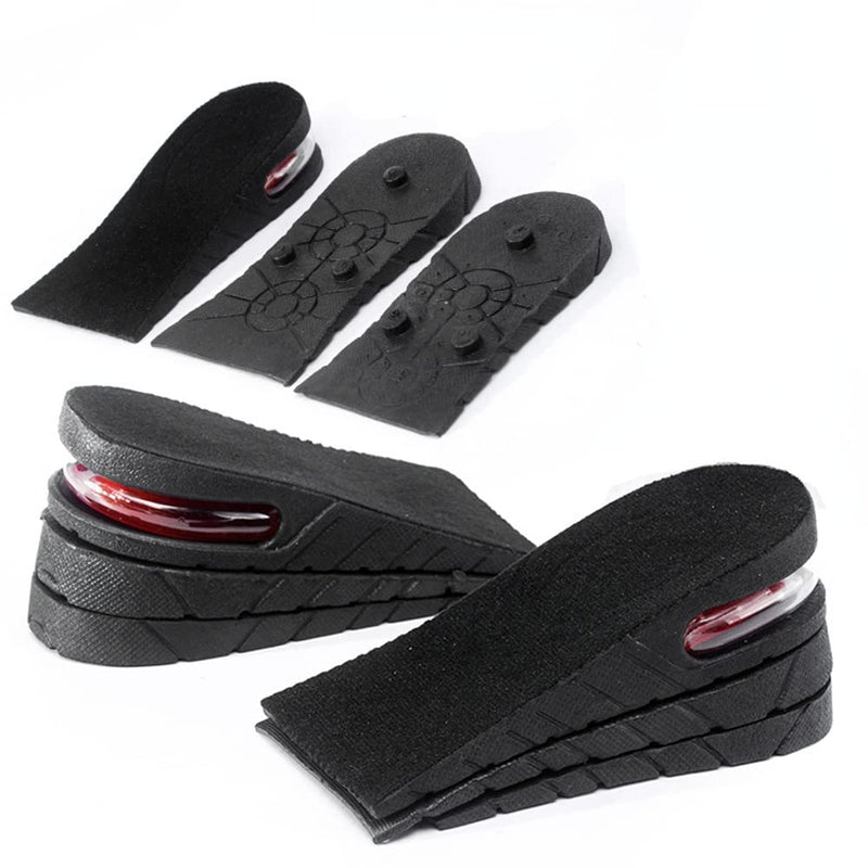 [Australia] - Height Increasing Insole 3-Layer Air Cushion Heel Insert Lift Shoes Insole for Men and Women Invisible Elevator Insoles 6cm Half Pad 