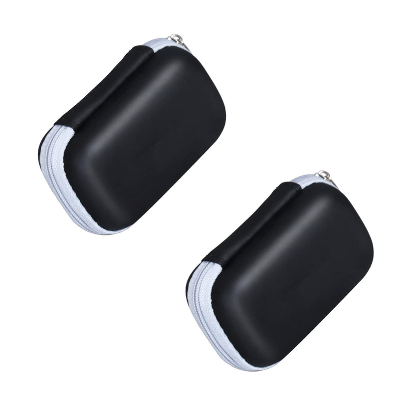 [Australia] - 2 Pcs Pulse Oximeter Cases Hard EVA Zipper Pulse Oximeter Box Portable Pulse Oximeter Cover Bag for Blood Oxygen Saturation Monitor 