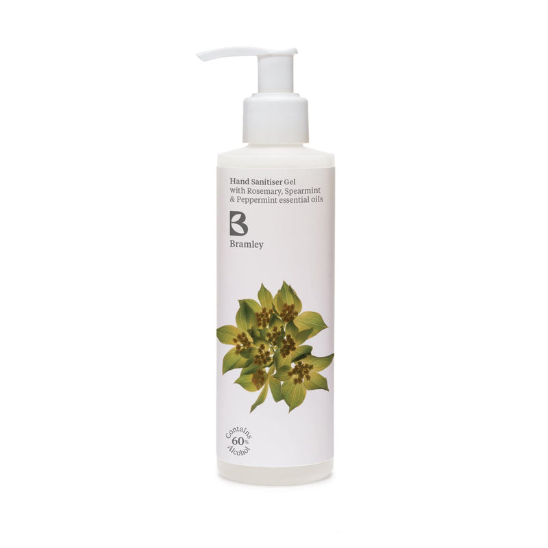 [Australia] - Bramley Hand Sanitiser Gel 250ml (with antibacterial Rosemary, Spearmint & Peppermint essential oils and over 60% alcohol) 