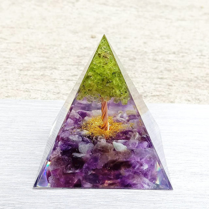 [Australia] - ycyingcheng Pyramid Ogan Crystal Energy Tower Nature Reiki Chakra Crushed Stone, Natural Pyramid Ogan Crystal Energy Tower Energy Healing Reiki Chakra Crushed Stone Jewelry Home Office, 6cm A 