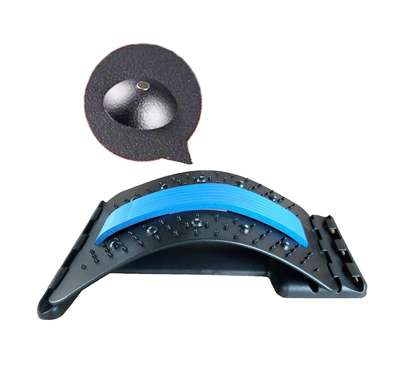 [Australia] - Back Stretcher for pain relief, Posture Corrector, 3 Levels Adjustable Back Massager with Magnetic Beads for Back Lumbar Support Relaxation and Pain Relief 