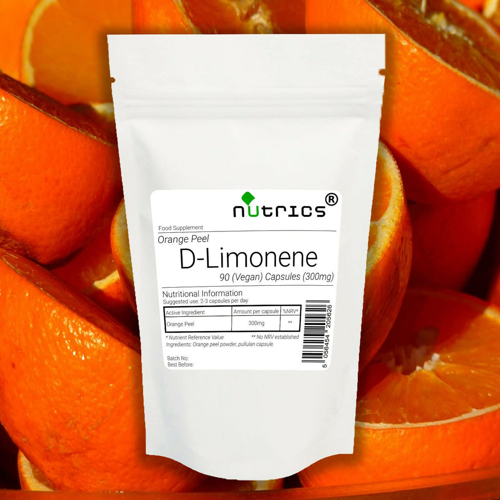 [Australia] - Nutrics® D Limonene 300mg 90 V Capsules (1 Month Supply) Suitable for Vegan Vegetarian Halal Kosher 