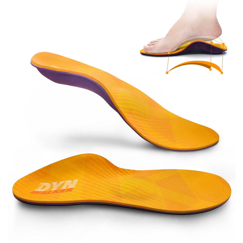 [Australia] - Orthotic Insoles, DynWalker Achilles Tendonitis Support Shoe Insoles, Plantar Fasciitis, Foot Arch Support, Flat Feet, Overpronation, S S: ( Women 6.5 -7 ) 