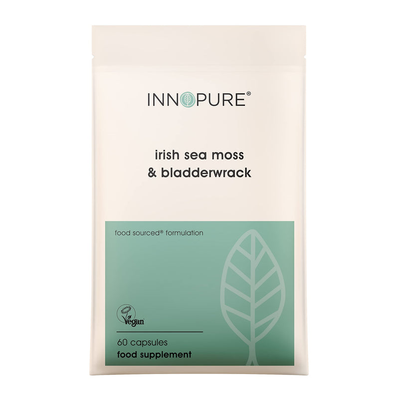 [Australia] - Irish Sea Moss & Bladderwrack Capsules - High Strength - Ethically Sourced SeaMoss, Natural Supplement, Vegan Society Certified - UK Made 