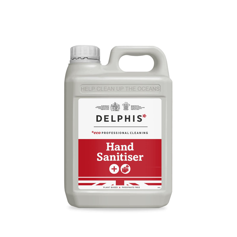 [Australia] - Delphis Eco Hand Sanitising Foam - Plant-based, Vegan Hand Sanitiser, Free from Alcohol, Phosphates and Phosphonate, 2 Litres 2ltr 