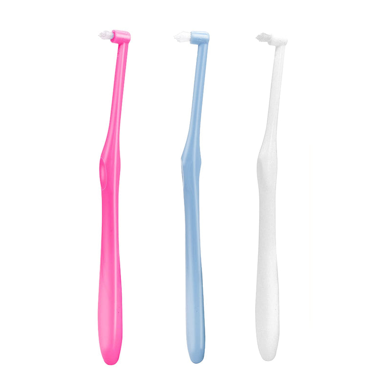 [Australia] - Tufted Toothbrush, 3PCS Orthodontic Interspace Toothbrushes Single Tuft Toothbrush for Teeth Detail Cleaning and Braces Clean Soft and Compact Trim Tooth Toothbrush 3 
