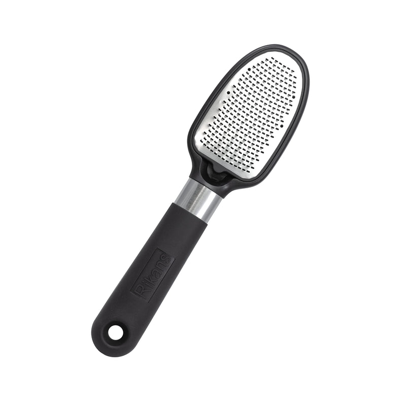 [Australia] - Rikans Foot File Foot Rasp Callus Remover Dead Skin Remover Double Sided Foot Scrubber Foot Care Pedicure Tool to Remove Hard Skin Can Be Used Wet or Dry Skin Surgical Grade Stainless Steel File 