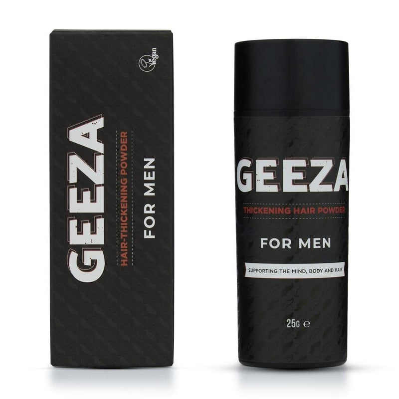 [Australia] - Geeza Hair Volume Powder, Hair Styling Products for Men Instant Volume Probably the Best Thickening and Styling Products in the World Strong Hold Grease Free Easily Washable and Reworkable 25g 
