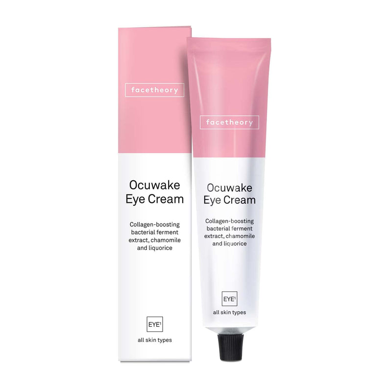 [Australia] - Facetheory Ocuwake Eye Cream | With Chamomile, Vitamin C and Liquorice | Strengthens & Firms Eye Contour | Reduces Eye Wrinkles and Eye Bags | Vegan & Cruelty-Free | Made in UK | 30ml 