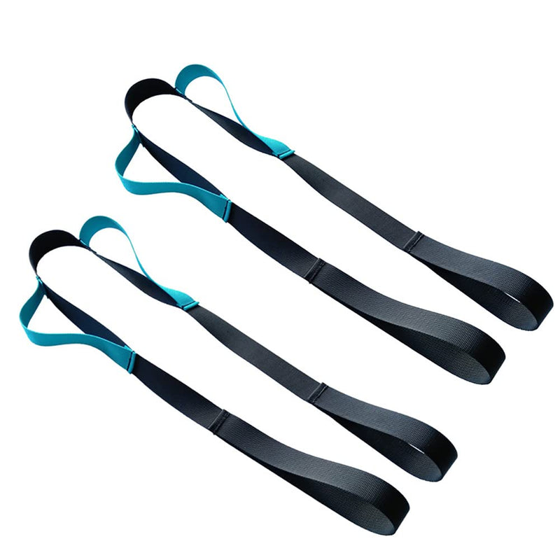 [Australia] - Alnicov 2Pcs Multi-Loop Leg Lifter Strap (41 Inches) - Rigid for Getting in and Out of BedCouchCar and Wheelchair - Hip and Knee Surgery Recovery Kit with Hand Grips 