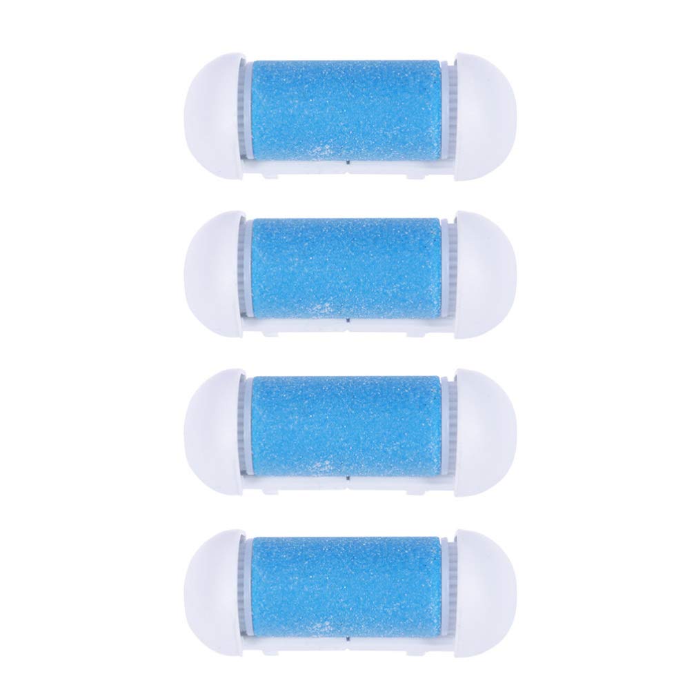 [Australia] - Minkissy 6pcs Coarse Replacement Roller Refill Heads Electronic Foot File Pedicure Device Grinding Heads Callus Remover Tool Head Pink Blue 