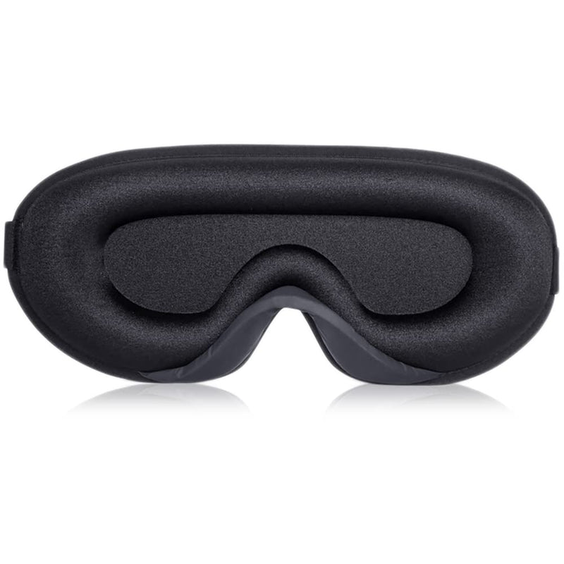 [Australia] - Tanshine Sleep Mask Black Eye Masks for Sleeping Light Blocking Blackout 3D Eye Mask Drowsy Sleeping Mask for Men Wowen Night Mask Blindfold for Travel,Nap,All Night Sleeping Black New 