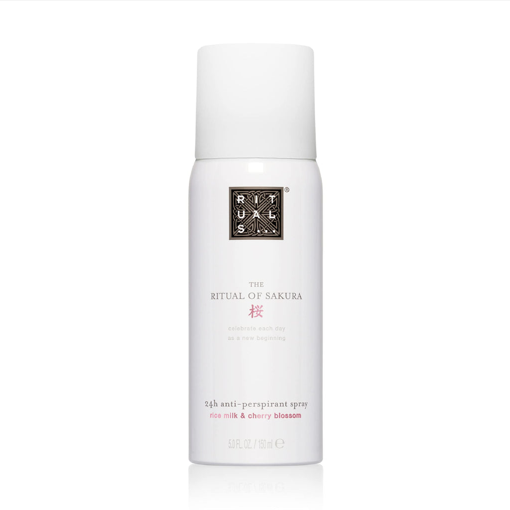 [Australia] - RITUALS Antiperspirant Deodorant Spray from The Ritual of Sakura, 150 ml - With Rice Milk & Cherry Blossom - Skin Nourishing & Renewing Properties 