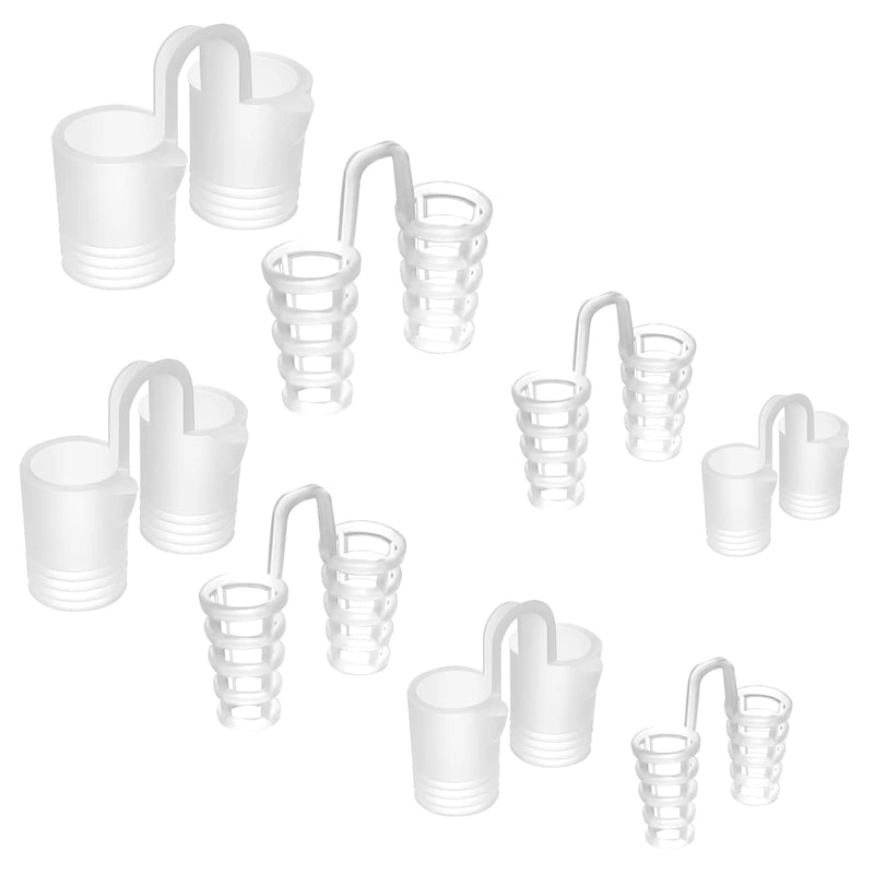 [Australia] - Yuzhou 8 PCS Silicone Nose Vents, Nasal Breathers Anti Snoring Clips Nasal Dilators Breathing Nose Relief Nasal Dilator Snore Stopper Nose Vents Snoring Aids Nose Vents Anti Snore Devices 
