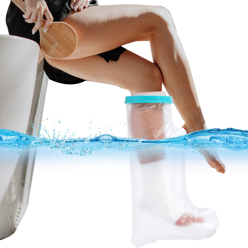 [Australia] - Cast Covers for Shower Leg, Waterproof Ankle Cast Cover for Shower and Bath, Reusable Cast Bag Leg Foot Protector Keep Wound Bandage Dry (24 inch) 