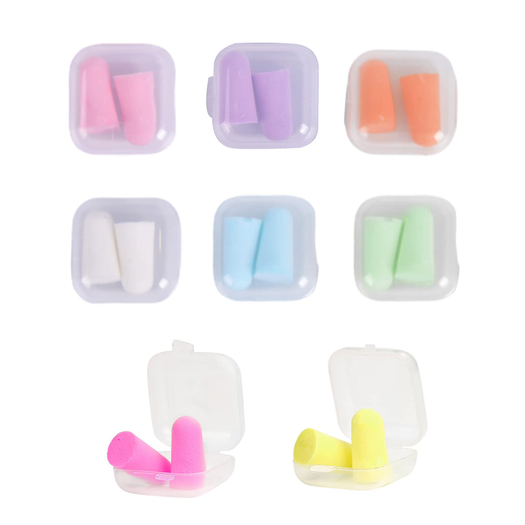 [Australia] - 8 Pairs Noise Cancelling Earplugs for Sleeping Ultra Soft Foam Earplugs 38dB Highest SNR Reusable Ear Plugs for Loud Noise Hearing Protection Travel Snoring Studying 