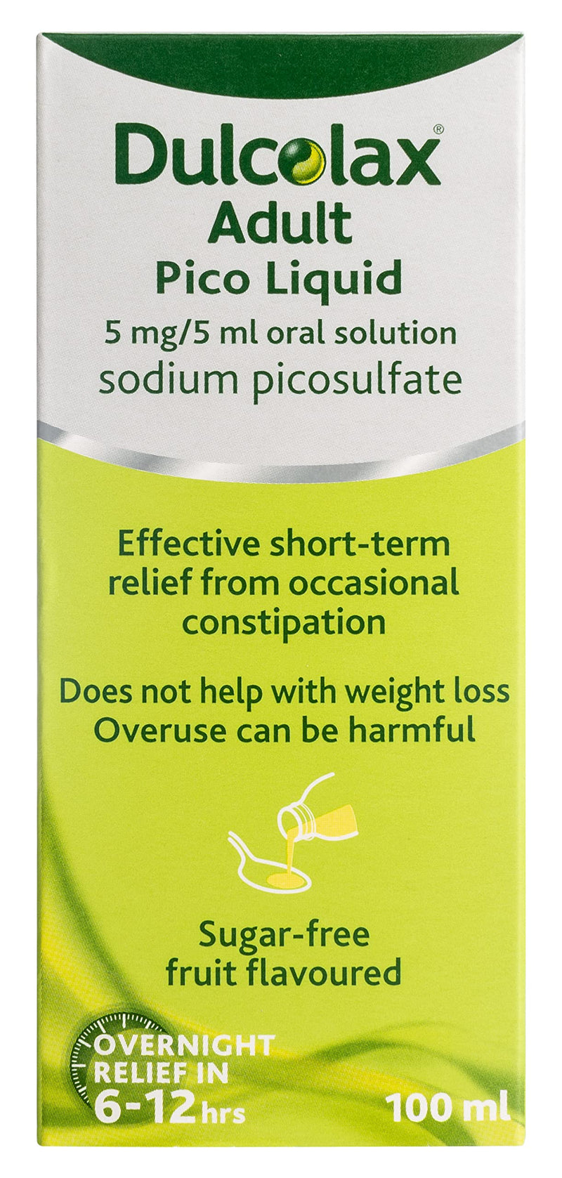 [Australia] - Dulcolax Adult Pico Liquid - Constipation Relief Laxative 5mg/5ml Sodium Picosulfate Liquid Oral Solution - 100ml 