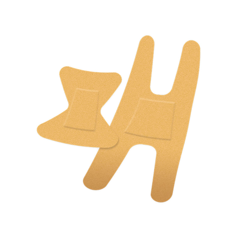 [Australia] - Finger Plasters – Pack of 10 - Flexible, Breathable and Durable – Shaped Fabric to fit fingertips and Knuckles 