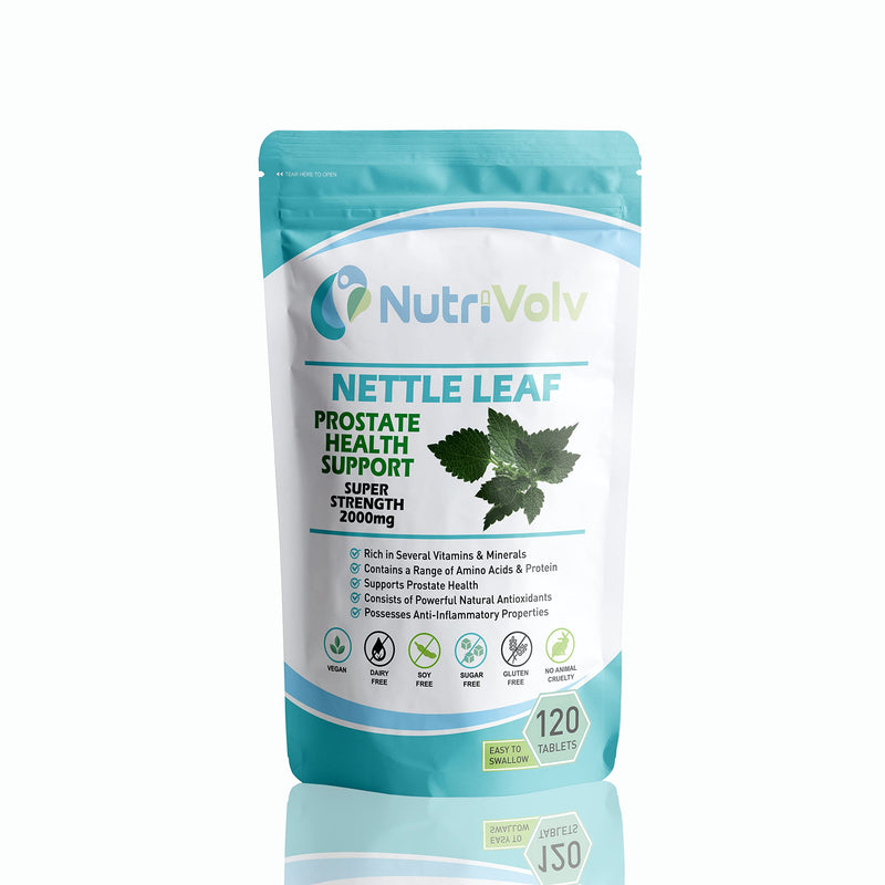 [Australia] - Nettle Leaf Supplement Tablets- Fight Allergy, Reduce Joint Pain, and Improve Prostate Health for Men and Women-- 2000 mg Pack of 120 Pills. 