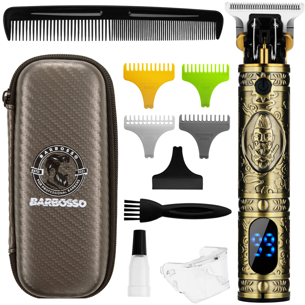 [Australia] - BARBOSSO Cordless Hair Clippers for Men - Professional Head Shaver and Beard Trimmer - Male Grooming Kit for Haircuts and Home Barber Styling - Rechargeable Hair Cutting and Shaving Machine 