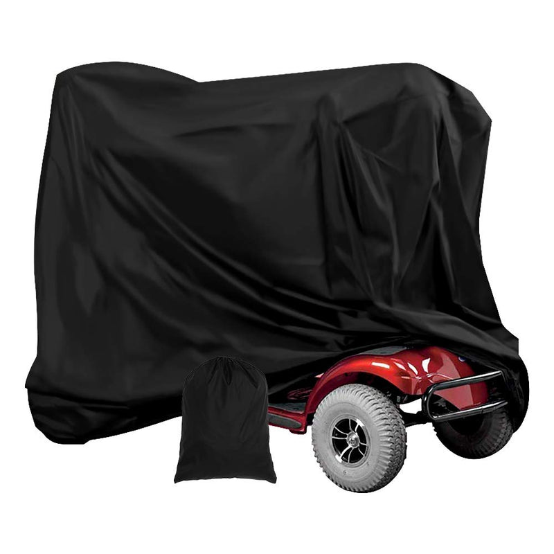 [Australia] - Heavy Duty Mobility Scooter Cover with Storage Bag, 190D Oxford Waterproof Anti-uv Wheelchair Storage Cover Anti Dust Motorbike Protect Cover for Most Mobility Scooter (140*66*91 cm) 140*66*91 cm 