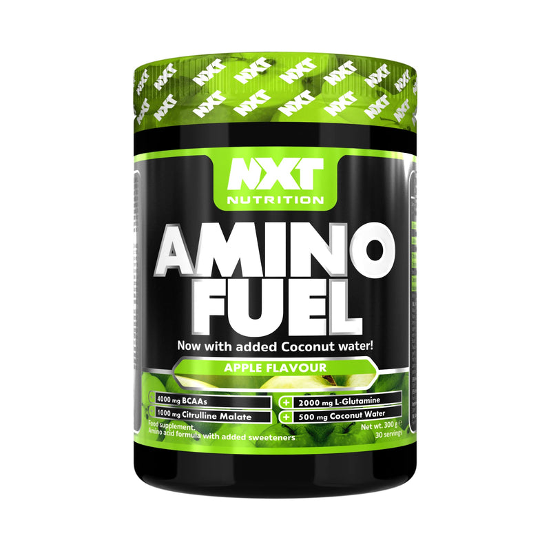 [Australia] - NXT Nutrition Amino Fuel Energy Drink | BCAAs Amino Acids with Beta Alanine, Vitamin D3 and Citrulline Malate � for Performance, Endurance and Energy Support | (Apple) 