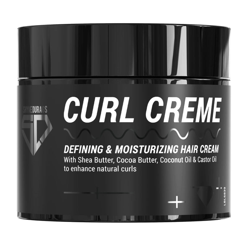 [Australia] - ShyneDurags Curl Creme (300ml) - Defining & Moisturising Shea Butter Hair Curl Cream with Coconut Oil, Castor Oil and Cocoa Butter - Perfect for Styling 360 Waves, Curls, Coils and Afros 
