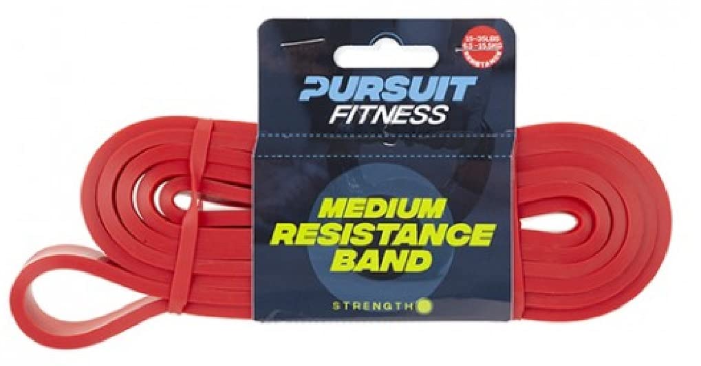 [Australia] - Pursuit Fitness Long Resistance Band Pull Up Bands Loop Resistance Bands Stretch Bands for Exercise Workouts for Home Gym Yoga & Pilates Medium 