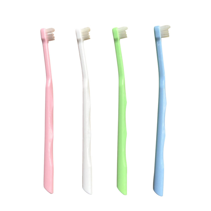 [Australia] - HRASY Orthodontic Toothbrush Small Head End Tuft Toothbrush Tiny Compact Interspace Brush for Braces and Teeth Detail Cleaning, 4 Pieces (C) C 