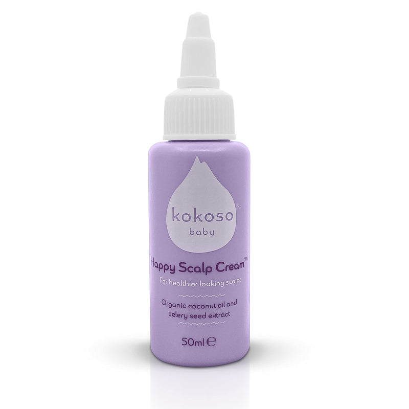 [Australia] - Kokoso Baby Happy Scalp Cream - Safe, Natural, Effective Scalp Treatment for Delicate Baby Scalps - For Dry, Oily and Sensitive Scalps (50ml) 50 ml (Pack of 1) 
