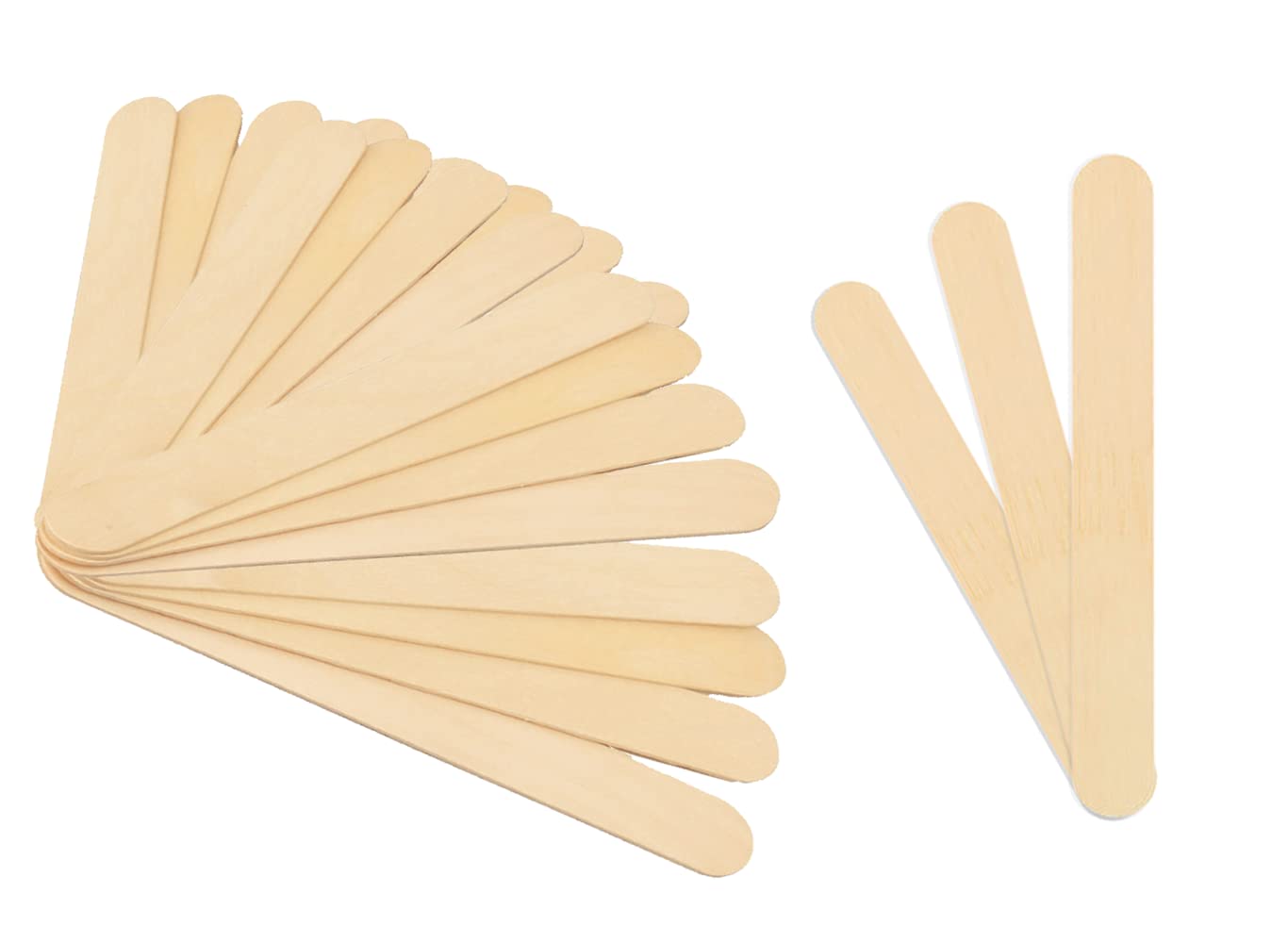  Mibly Wooden Wax Sticks - Eyebrow, Lip, Nose Small