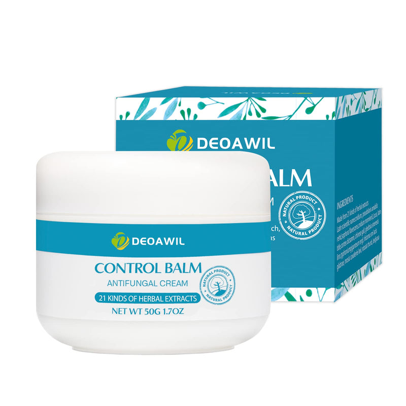 [Australia] - Antifungal Cream, Anti Fungal Skin Cream, Advanced Herbal Anti-Itch Balm for Eczema, Jock Itch, Ringworm, Athletes Foot, Dry Skin, and Nail Fungal Infections - 50g 