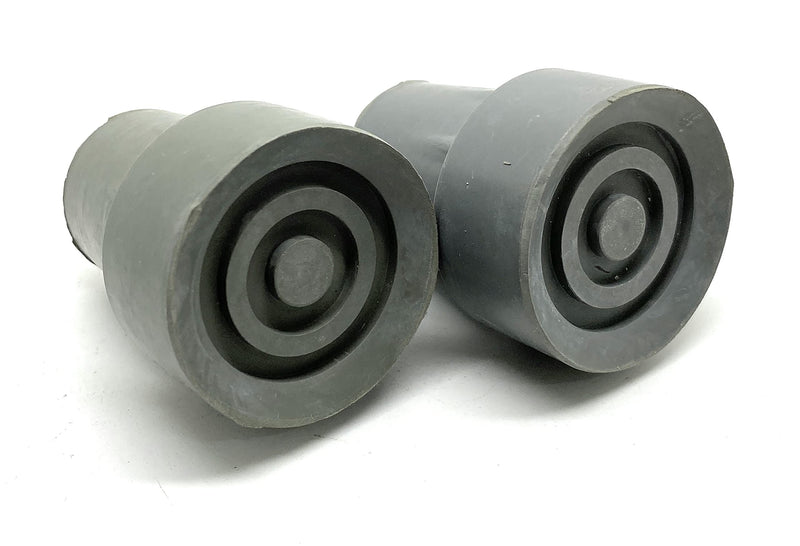 [Australia] - Quantum Leap (Pack of 2) 19mm 3/4" Longer Lasting Heavy Duty Rubber Ferrules Added Metal Washer for Strength, Walking Stick Feet or Walking Sticks - Grey (19mm) Rubber Feet 