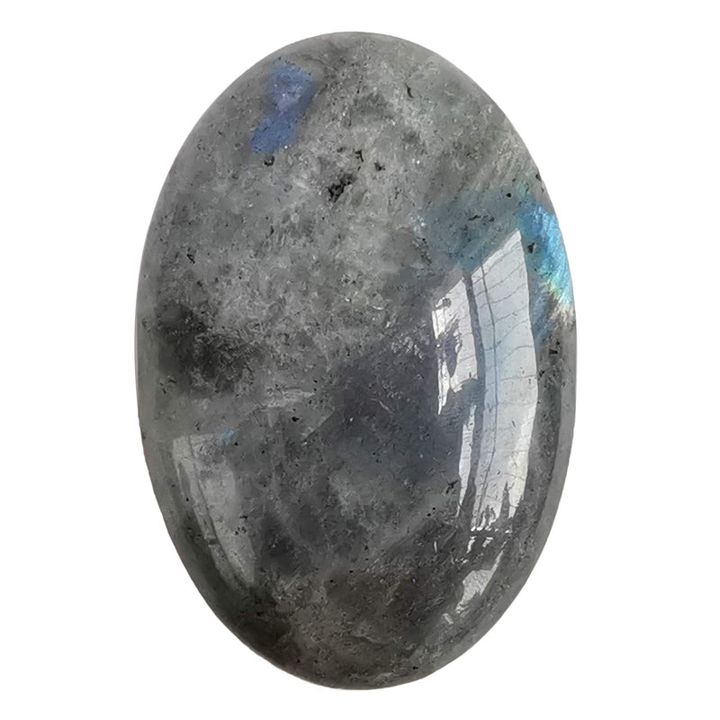 [Australia] - Manekieko Natural Moonstone Oval Palm Pocket Healing Crystal Massage Spa Energy Stone,Healing Crystal for Therapy Geometry Chakra Balancing 