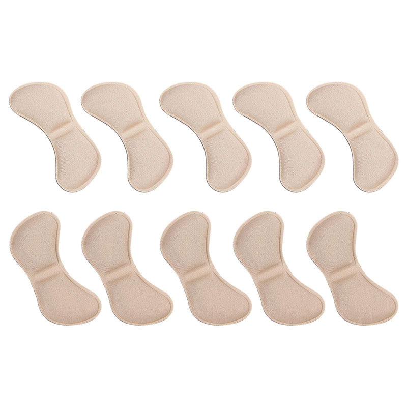 [Australia] - 5 Pairs Heel Protectors, Heel Shoe Grips for New Shoes, Heel Protector Adds Volume, and Cushioning, Insoles for Women Shoes(Nude) Nude 