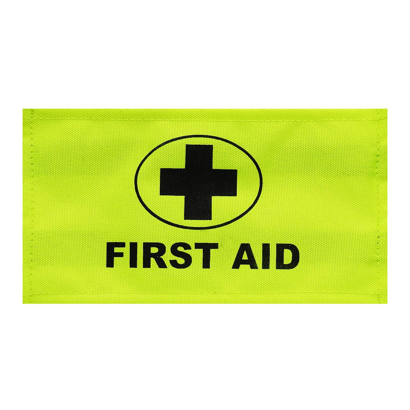 [Australia] - RE-GEN - First Aid Aider Responder Home Office Workplace Armband ID Badge Sleeve Strap - Yellow High Visibility (Single Pack) 